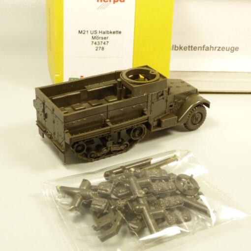 Herpa Minitanks 1:87 743747 278 M21 US Halbkette Mörser Militär in OVP EX7771 – Bild 3
