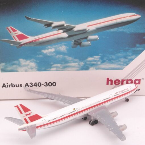 Herpa Wings 1:500 Airbus A340-300 Air Mauritius 504591 in OVP EA1845 – Bild 3