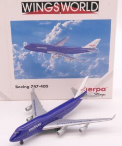 Herpa Wings 1:500 Boeing 747-400 Wings World 511018 in OVP EA1874