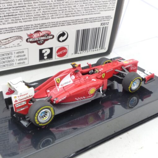 Hot Wheels 1:43 X5512 Ferrari F2012 #5 Fernando Alonso in OVP EX7835 – Bild 3
