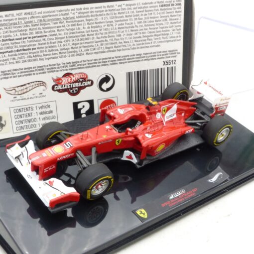 Hot Wheels 1:43 X5512 Ferrari F2012 #5 Fernando Alonso in OVP EX7835