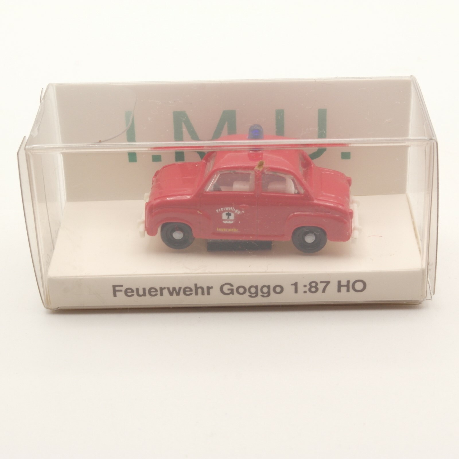 I.M.U. 1:87 04200 Goggo Goggomobil Feuerwehr in OVP ER1975 – Bild 3