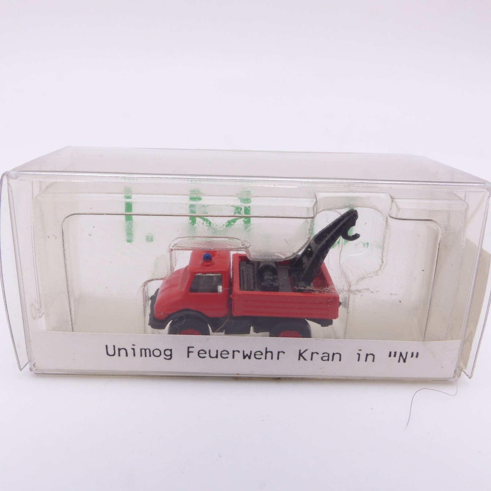 I.M.U. / IMU 1:160 12074 Unimog der Feuerwehr mit Kran in OVP EX8279 – Bild 3