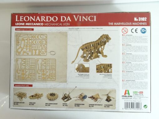 Italeri Leonardo da Vinci 3102 Mechanischer Löwe neuwertig in OVP QR5446 – Bild 3