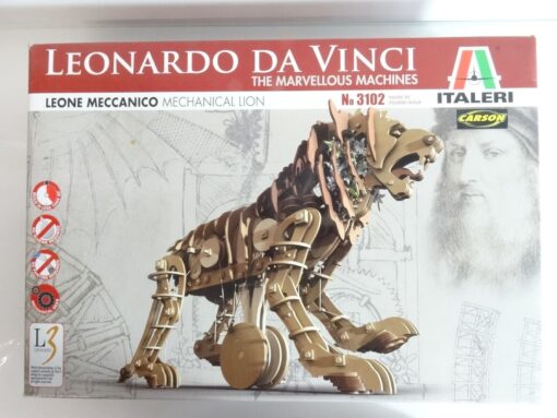 Italeri Leonardo da Vinci 3102 Mechanischer Löwe neuwertig in OVP QR5446