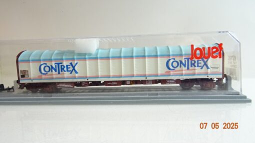 Jouef H0 657900 Schiebeplanewagen Contrex der SNCF in OVP PR7463 – Bild 3