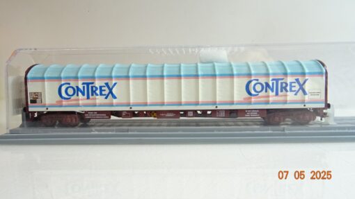 Jouef H0 657900 Schiebeplanewagen Contrex der SNCF in OVP PR7463 – Bild 4