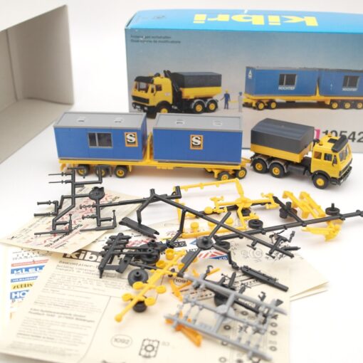 Kibri H0 10542 MB Hängerzug mit Container Hochtief, siehe Foto in OVP QR8904 – Bild 5