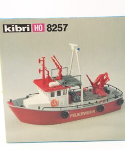Kibri H0 8257 Bausatz Kutter Feuerwehr, siehe Foto in OVP QR8903
