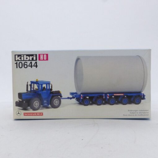 Kibri H0 Bausatz 10644 MB-Trac und Tieflader Scheuerle in OVP EX5235