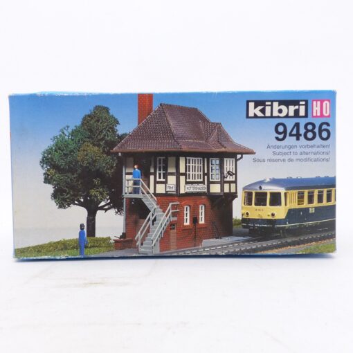 Kibri H0 Bausatz 9486 Stellwerk Rottershausen unvollständig in OVP EX7644