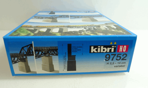 Kibri H0 Bausatz 9752 Universal Brücken Mittelpfeiler variabel in OVP AR8107 – Bild 3