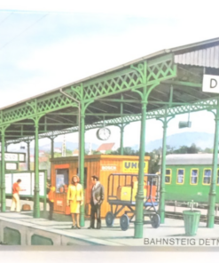 Kibri H0 Bausatz B-9554 Bausatz Bahnsteig Detmold in OVP PK3210