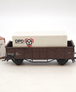 Klein Modellbahn H0 3055 off. Güterwagen mit DPD Container der ÖBB in OVP RF3991