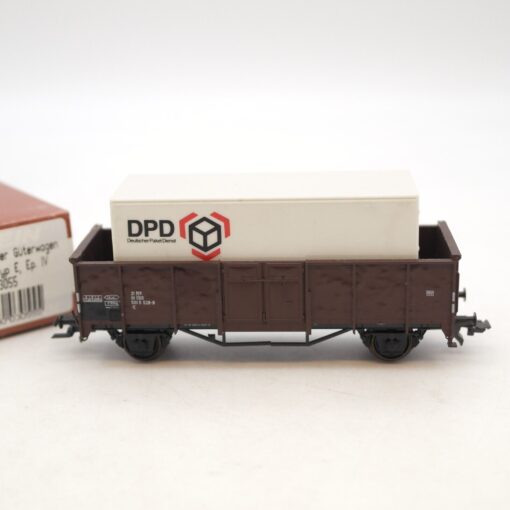 Klein Modellbahn H0 3055 off. Güterwagen mit DPD Container der ÖBB in OVP RF3991