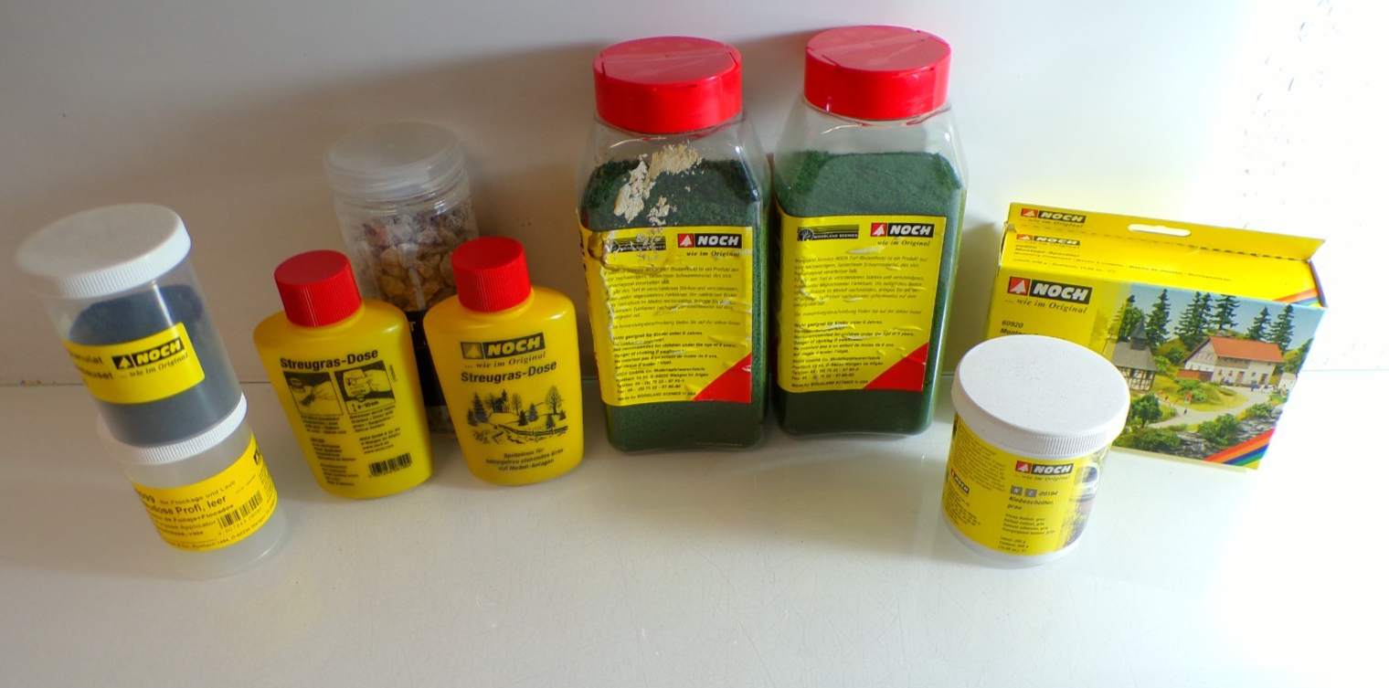 Konvolut H0 Landschaftsbau siehe Foto PK2146 o.