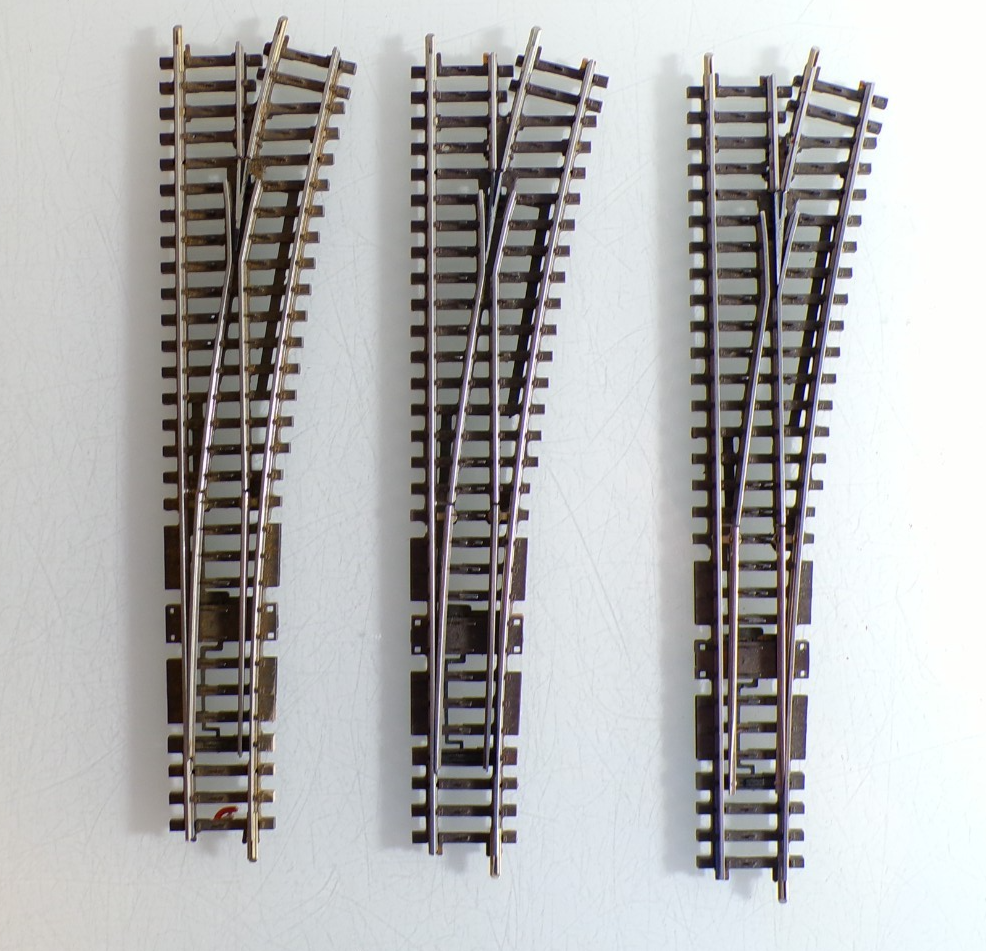 Konvolut Märklin H0 2271 K-Gleis schlanke Weiche 3Stück s. Foto PK2199 o.