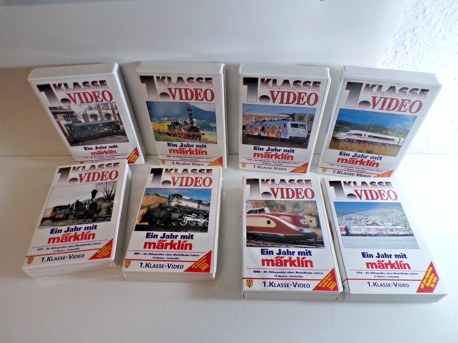 Konvolut Märklin Videokasetten 8 Stück siehe Foto in OVP PK2684