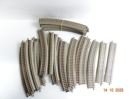 Konvolut Roco H0 61123 Bogen R3 Länge 434,5mm Winkel 30° 25St. s. Foto PK1461 o.
