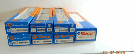 Konvolut Roco H0 Leerverpackung 7 Stück siehe Foto CK9243