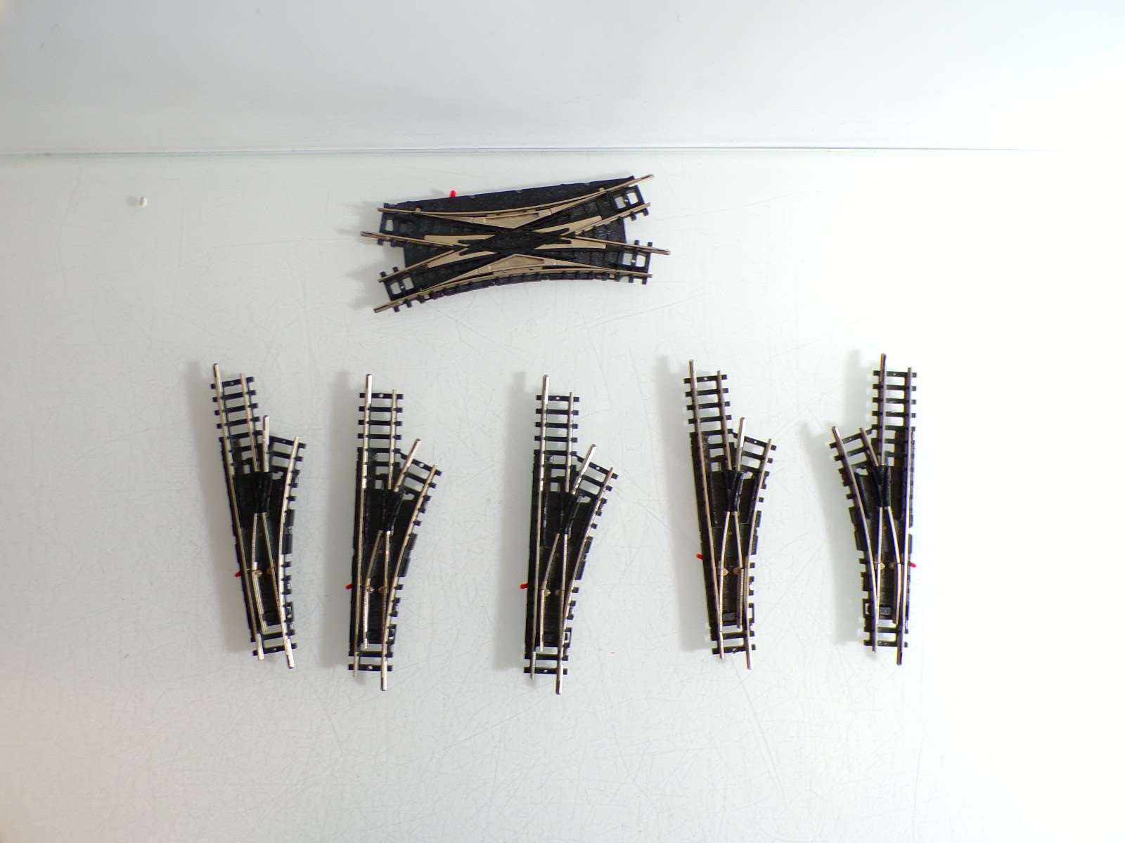 Konvolut Trix Spur N Handweichen 6 Stück siehe Foto PK2245 o.