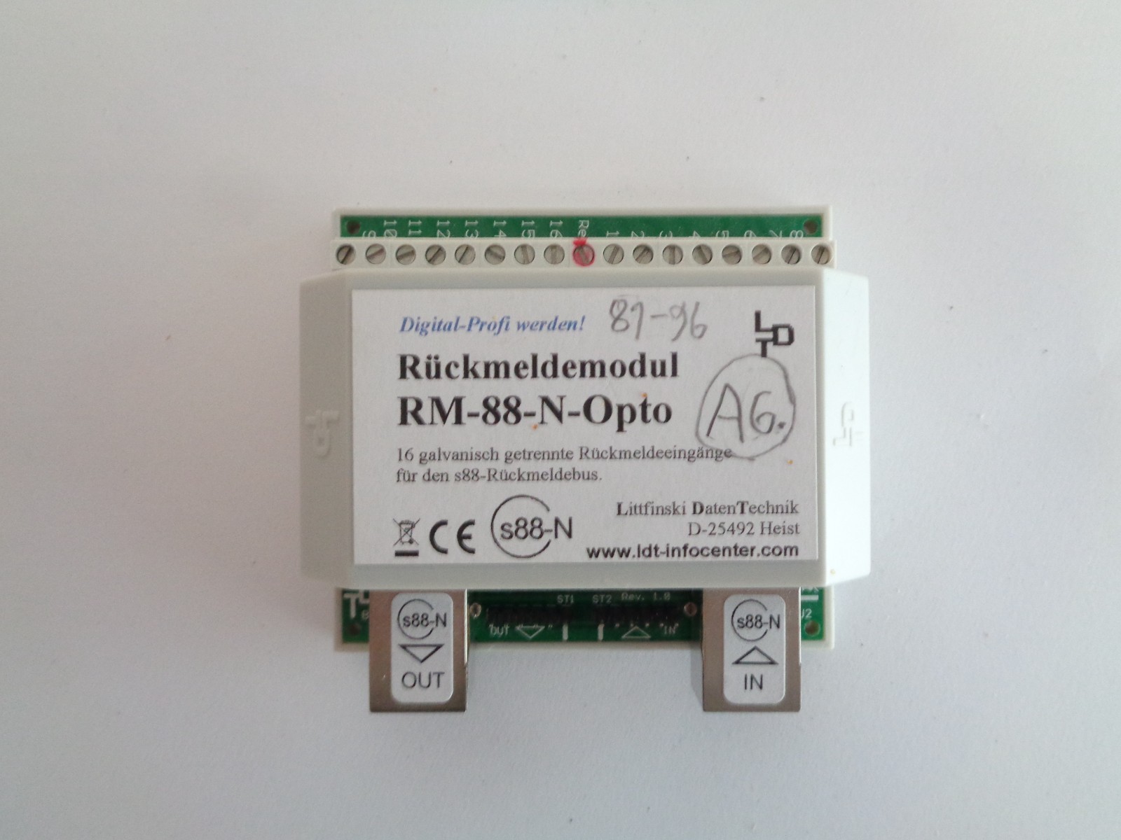 LDT Rückmeldemodul RM 88 N Opto siehe Foto PK2843 o.