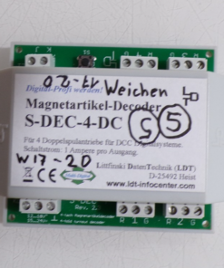 LDT S-DEC-4-DC Magnetartikel-Decoder mit Gehäuse siehe Foto PK2865 o.