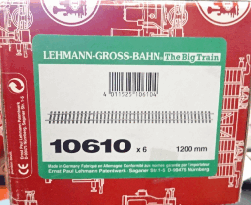 LGB Spur G 10610 Gerades Gleis 6 Stück je 120 cm siehe Foto in OVP CK9607 – Bild 5