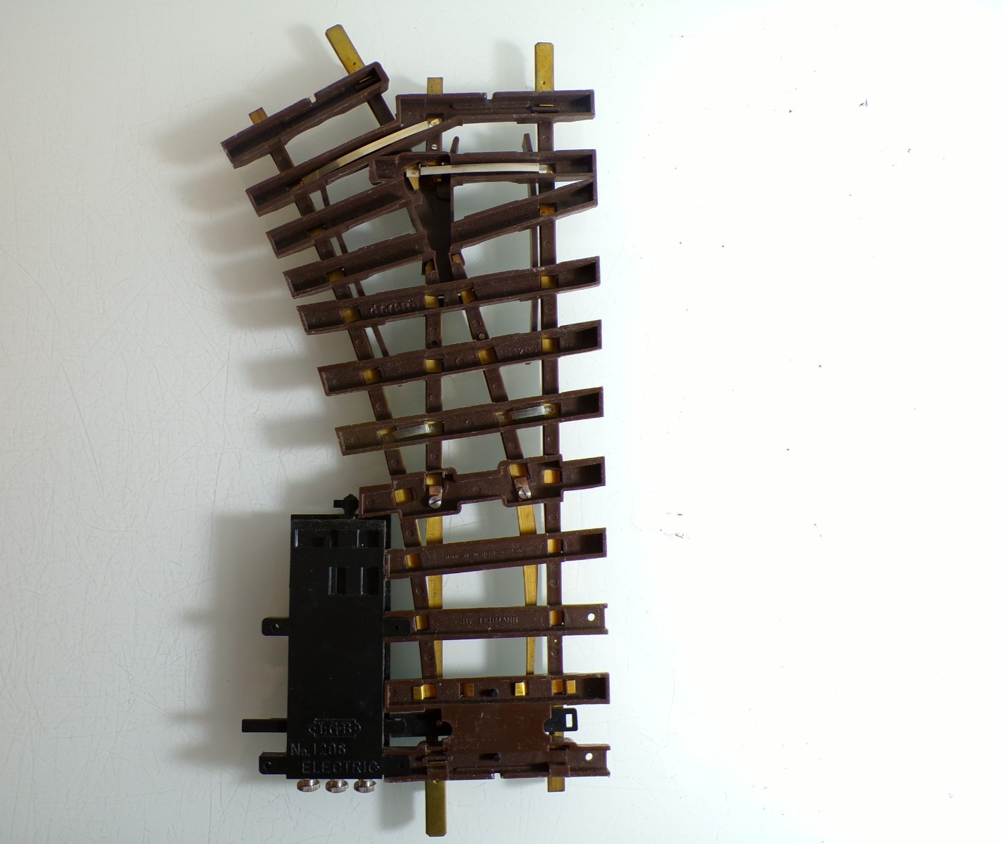 LGB Spur G 1200 Weiche rechts mit Antrieb siehe Foto in OVP PK2320 – Bild 4