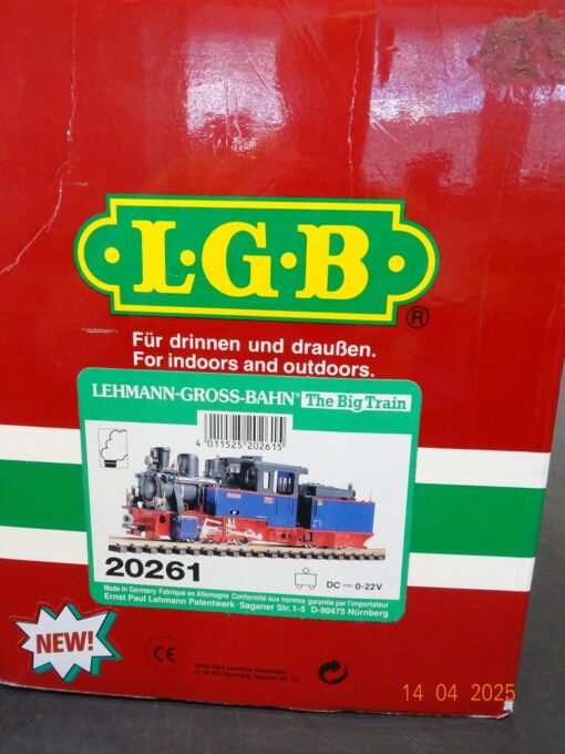 LGB Spur G 20261 Dampflok Nicki & Frank S neuwertig in OVP JL55 – Bild 6
