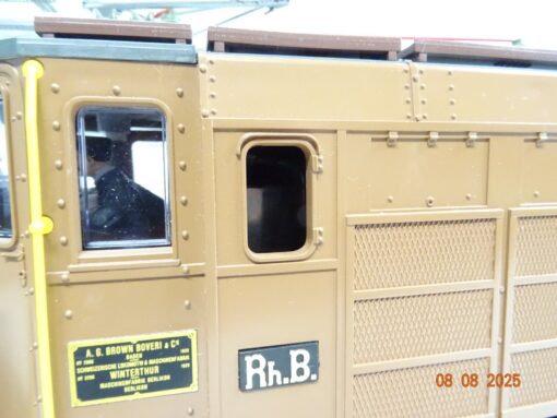 LGB Spur G 2040 Schweiz E-Lok Ge 6/6 Krokodil braun der RhB in OVP JL2207 – Bild 6
