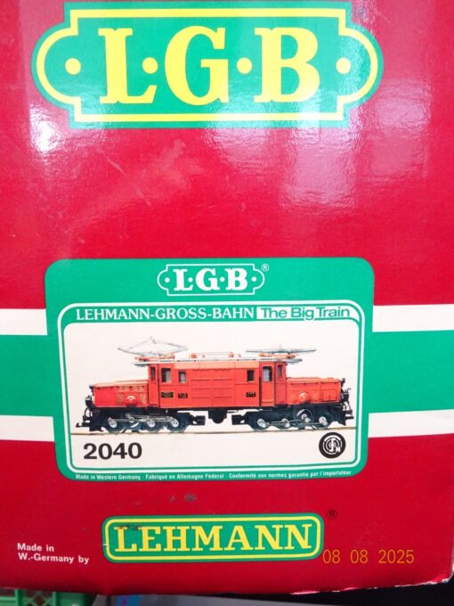 LGB Spur G 2040 Schweiz E-Lok Ge 6/6 Krokodil braun der RhB in OVP JL2207 – Bild 8