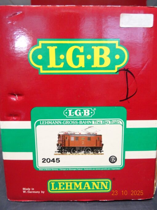 LGB Spur G 2045 Schweiz E-Lok Ge 2/4 205 der RhB in OVP JL3809 – Bild 6