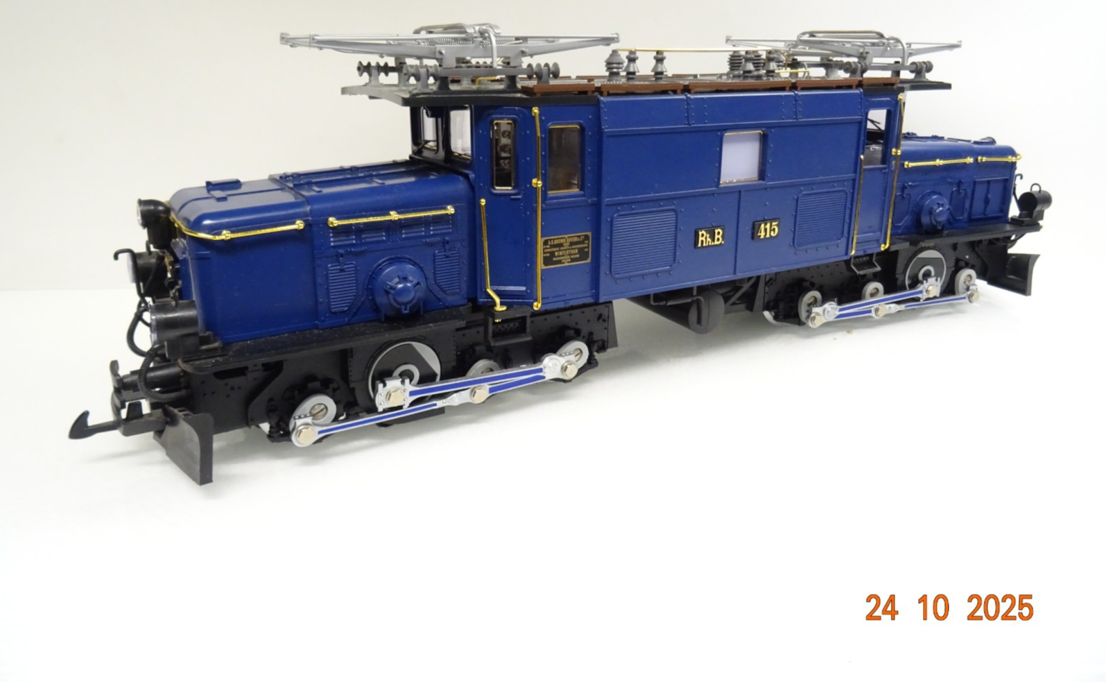 LGB Spur G 24402 Schweiz E-Lok Ge 6/6 Krokodil RhB Digital Sound in EVP JL3823 – Bild 4