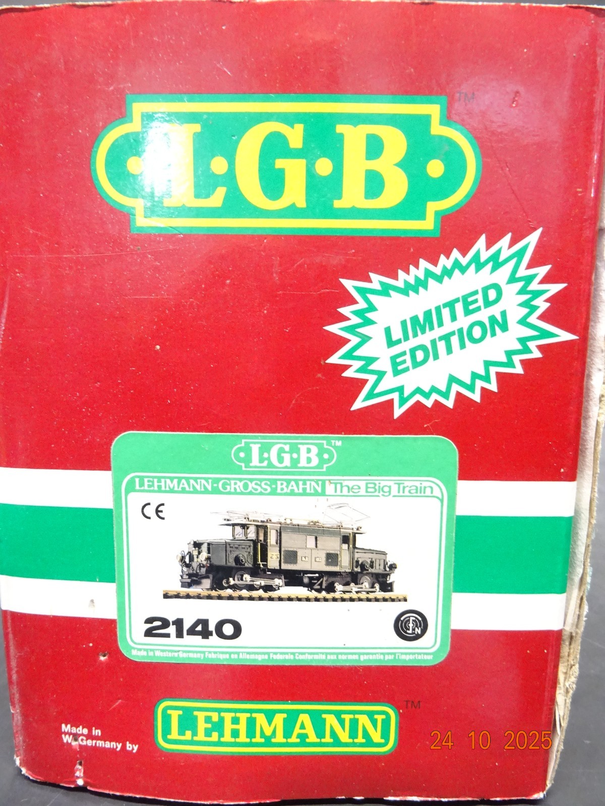LGB Spur G 24402 Schweiz E-Lok Ge 6/6 Krokodil RhB Digital Sound in EVP JL3823 – Bild 8