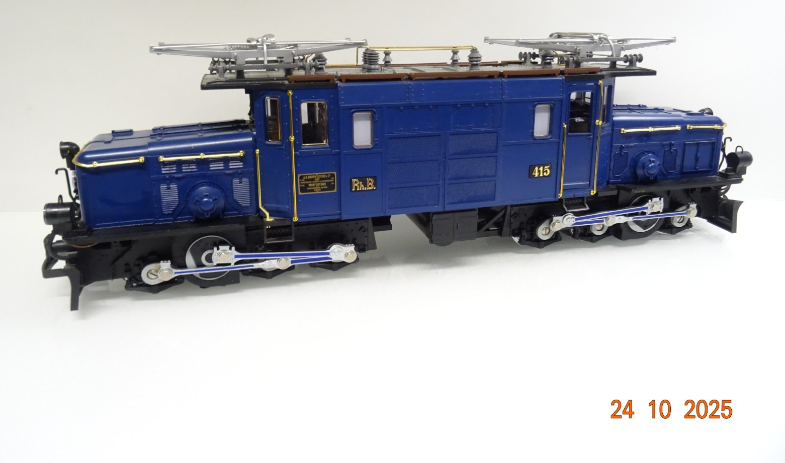 LGB Spur G 24402 Schweiz E-Lok Ge 6/6 Krokodil RhB Digital Sound in EVP JL3823