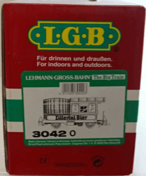 LGB Spur G 3042 0 Güterwagen Faßwagen Zillertal Bier siehe Foto in OVP PK215 – Bild 6