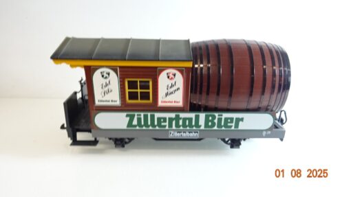 LGB Spur G 3042 0 Güterwagen Faßwagen Zillertal Bier siehe Foto in OVP PK215