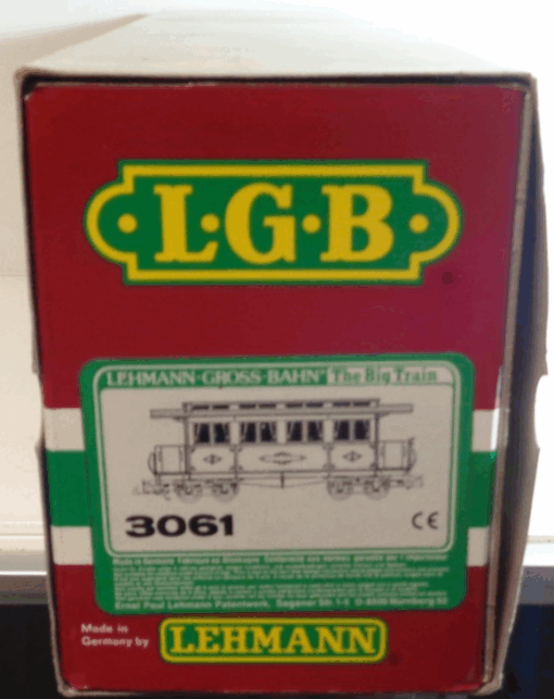 LGB Spur G 3061 Personenwagen Barmer Bergbahn in OVP PK1423 – Bild 6