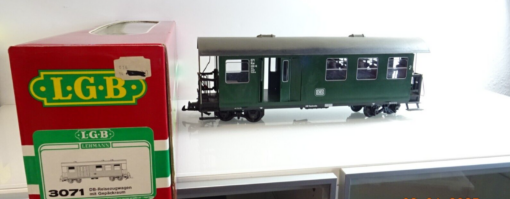 LGB Spur G 3071 DB-Reisezugwagen mit Gepäckraum u. Bel. siehe Foto in OVP CK7341
