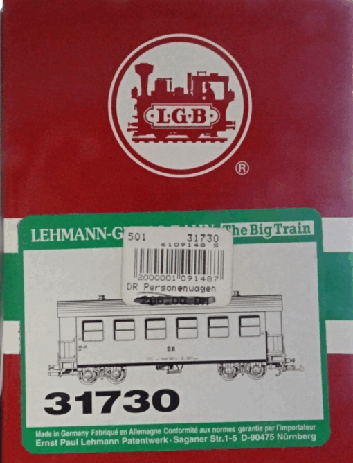 LGB Spur G 31730 Personenwagen DR KB 900 - 456 neuwertig in OVP CK7580 – Bild 3