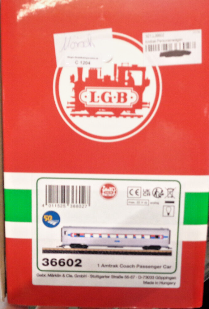 LGB Spur G 36602 Amtrak Personenwagen in OVP C1204 – Bild 3