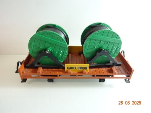 LGB Spur G 4002 Kabelrollenwagen der Kabel Union in OVP PK826 – Bild 3