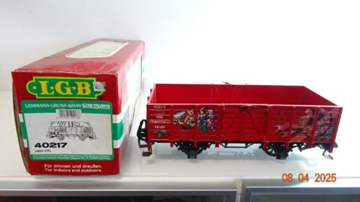 LGB Spur G 40217 Güterwagen Christmas Train siehe Foto in OVP CK7342