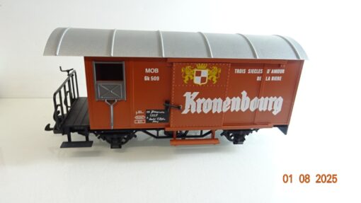 LGB Spur G 4028 Gedeckter Güterwagen Kronenbourg in OVP PK220