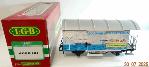LGB Spur G 4028 HH Güterwagen Brinkmann "800 Jahre Hamburger Hafen" PK125
