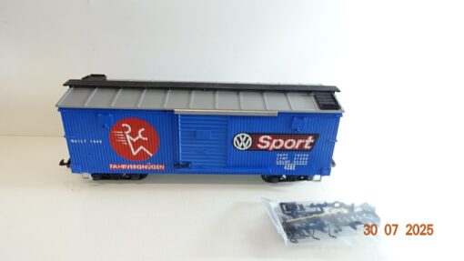 LGB Spur G 4090 VW Gedeckter Güterwagen "VW Sport" in OVP siehe Foto PK143