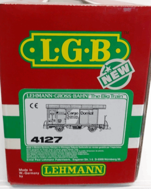 LGB Spur G 4127 Gedeckter Güterwagen "Cargo Domizil" RhB in OVP PK233 – Bild 6