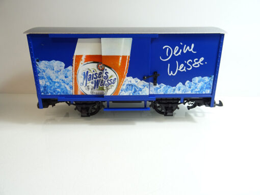 LGB Spur G 41354 Güterwagen Maisel's Deine Weisse neuwertig in OVP AR6153 – Bild 3