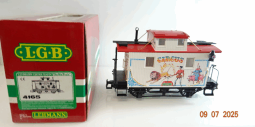 LGB Spur G 4165 Circus-Caboosewagen siehe Foto in OVP CK9489